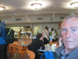 Ontbijt in de jeugdherberg van Oslo